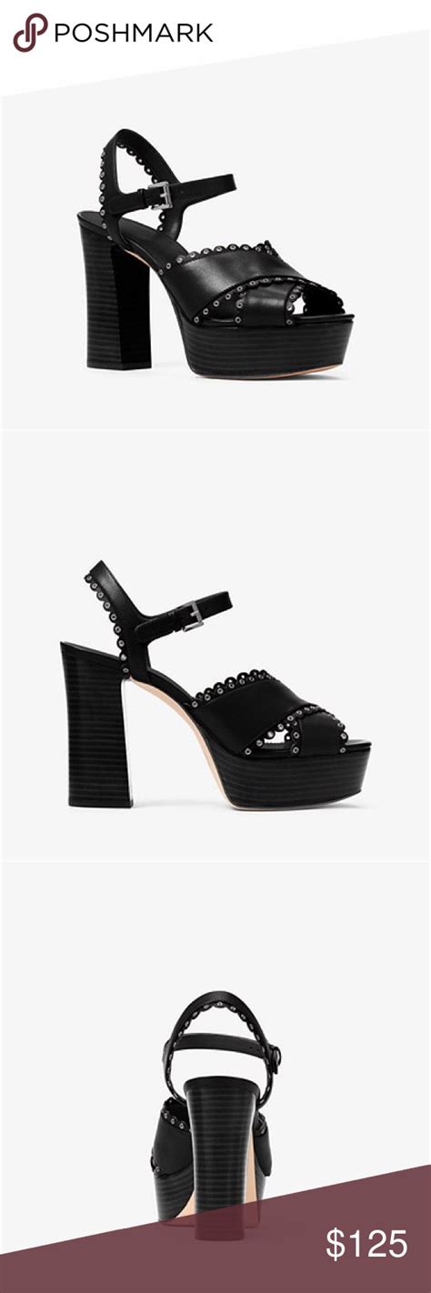 reviews on jessie leather platform sandal michael kors|Amazon.com .